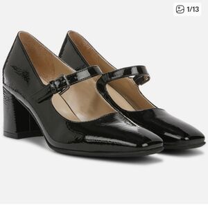 Black Patent Leather Mary Jane Heels